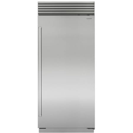 Finish: Sub-Zero Classic Series 36 Inch Wide 22.8 Cu. Ft. Energy Star Certified Column Refrigerator with Right Handed Door and Adjustable Shelves Classic Stainless
