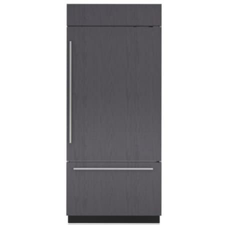 Finish: Sub-Zero Classic Series 36 Inch Wide 20.7 Cu. Ft. Panel Ready Energy Star Certified Bottom Freezer Refrigerator with Right Handed Door Panel Ready