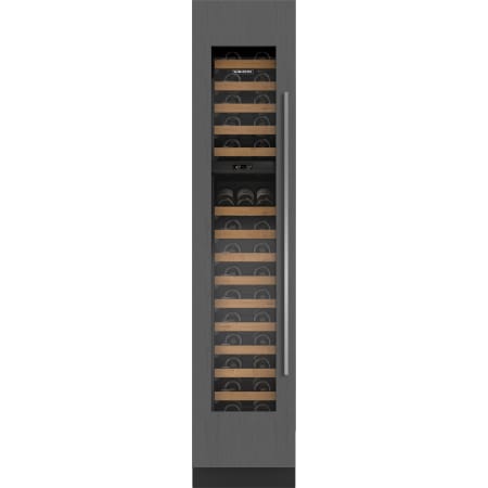 Finish: Sub-Zero Designer Series 18 Inch Wide 59 Bottle Capacity Built-In Wine Cooler with Dual Zone Cooling and Left Handed Door - High Altitude Model Panel Ready