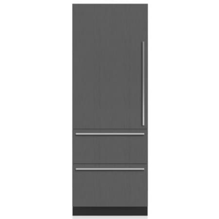 Finish: Sub-Zero Designer Series 30 Inch Wide 15.9 Cu. Ft. Panel Ready Bottom Freezer Refrigerator with Left Handed Door and Internal Water Dispenser Panel Ready