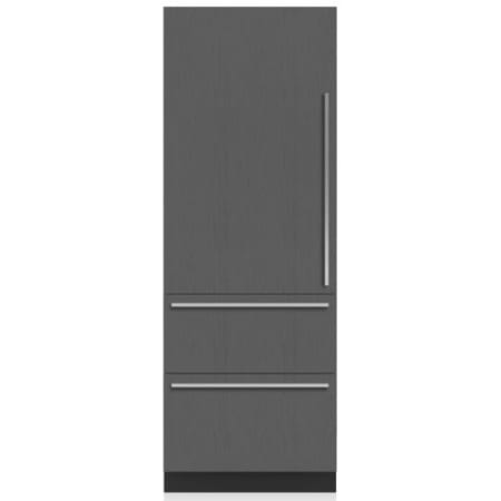 Finish: Sub-Zero Designer Series 30 Inch Wide 16.4 Cu. Ft. Panel Ready Energy Star Certified All Refrigerator with Left Handed Door and Internal Water Dispenser Panel Ready