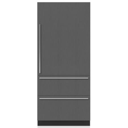Finish: Sub-Zero Designer Series 36 Inch Wide 19.6 Cu. Ft. Panel Ready Bottom Freezer Refrigerator with Right Handed Door and Automatic Ice Maker with Removable Ice Basket Panel Ready