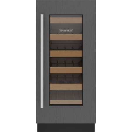 Finish: Sub-Zero Designer Series 15 Inch Wide 24 Bottle Capacity Built-In Wine Cooler with Right Handed Door Panel Ready