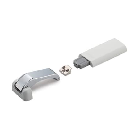 Sugatsune Medium Duty Soft-Close Reversible Low Profile Lift Assist Mechanism & Damper for Bar Tops and Counters w/ 95 Degree Angle Restrictor Nickel