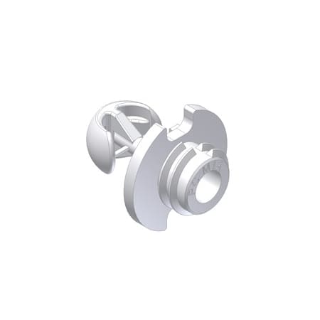Sugatsune Self-Tapping Male Panel Clip - 10mm White