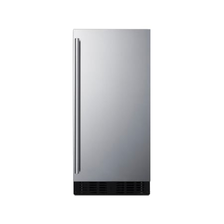 Summit 15 Inch Wide 32 Can Capacity Wine and Beverage Cooler Combo with Door Alarm Stainless Steel