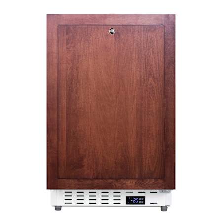 Summit Accucold 21 Inch Wide 2.47 Cu. Ft. Medical Freezer with ADA Compliant Design and Adjustable Digital Thermostat Panel-Ready