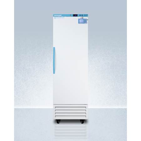 Summit Accucold 24 Inch Wide 9.53 Cu. Ft. Medical Refrigerator with Performance Series Freezer White