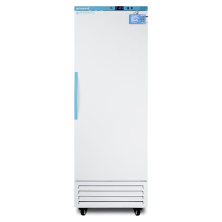 Summit Accucold 28 Inch Wide 14.83 Cu. Ft. Medical Freezer with Adjustable Thermostat White