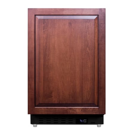 Summit 21 Inch Wide 3.53 Cu. Ft. Compact Freezerless Refrigerator with Black Toe Kick and Left Swing Door Panel Ready
