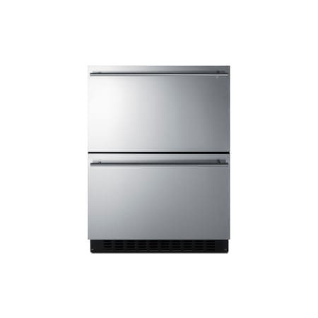 Summit 24 Inch Wide 3.1 Cu. Ft. Refrigerator Drawers with Sabbath Mode Stainless Steel