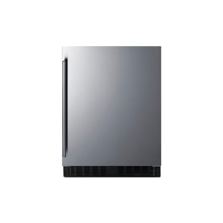 Summit 24 Inch Wide 30 Can Capacity Wine and Beverage Cooler Combo with High Temperature Alarm Stainless Steel