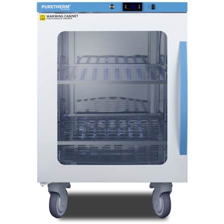 Summit Performance Series 5.22 Cu.Ft. Blanket Warmer with Left Hand Door Swing White / Glass