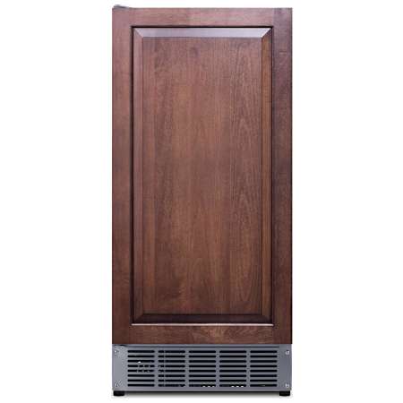 Summit 15 Inch Wide 25 Lbs. Capacity Built-In Clear Ice Maker with 45 Lbs. Daily Ice Production Panel-Ready