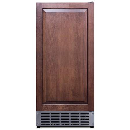 Summit 15 Inch Wide 25 Lbs. Capacity Built-In ADA Compliance Clear Ice Maker with 45 Lbs. Daily Ice Production Panel Ready