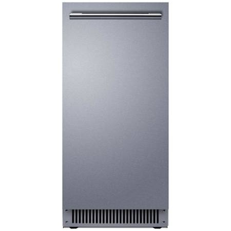 Summit 15 Inch Wide 26 Lbs. Capacity Built-In Ice Maker with 68 Lbs. Daily Ice Production Stainless Steel