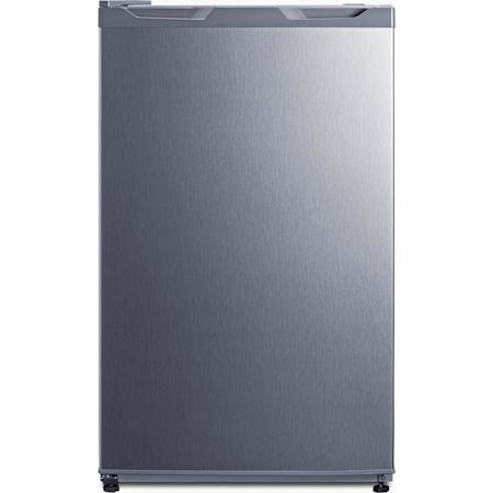 Summit 19 Inch Wide 3.1 Cu. Ft. Compact Refrigerator Freezer Combo with Left Hand Door Swing - ADA Compliant Stainless Look
