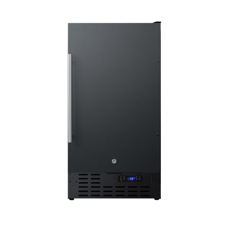 Summit 18 Inch Wide 2.7 Cu. Ft. Compact Refrigerator with Adjustable Shelves Black