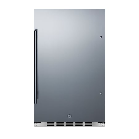 Summit 19 Inch Wide 3.13 Cu. Ft. Energy Star Certified Compact Freezerless Refrigerator with Door Racks Stainless Steel
