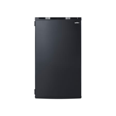 Summit 19 Inch Wide 3 Cu. Ft. Compact Freezerless with ADA Compliant Design and Crisper Drawer - Left Swing Door Black