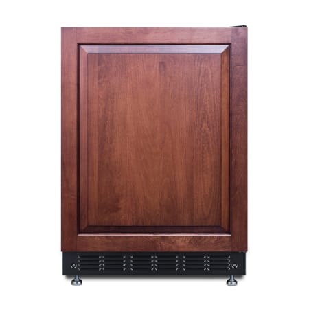 Summit 24 Inch Wide 5.3 Cu. Ft. Energy Star Certified Compact Freezerless Refrigerator with Thermostat and Adjustable Legs Panel Ready