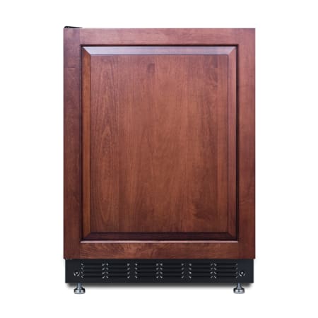 Summit 24 Inch Wide 5.3 Cu. Ft. Energy Star Certified Compact Freezerless Refrigerator with Thermostat and Interior Light Panel Ready