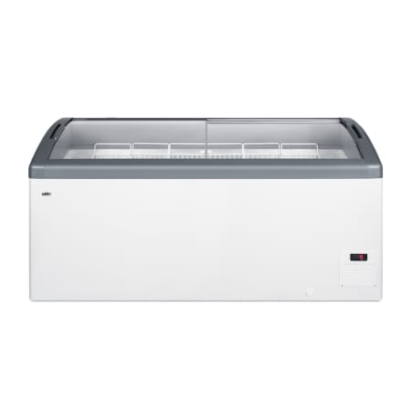 Summit Commercial 67 Inch Wide 17.1 Cu. Ft. Capacity Food & Beverage Freezer Merchandiser White
