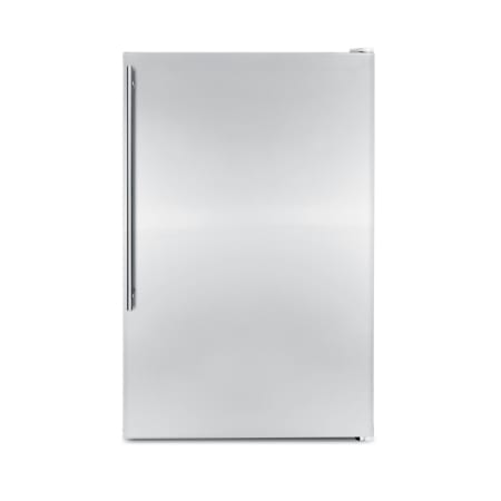 Summit 22 Inch Wide 5.04 Cu. Ft. Compact Freezer with Built-In Cooling Coils Stainless Steel