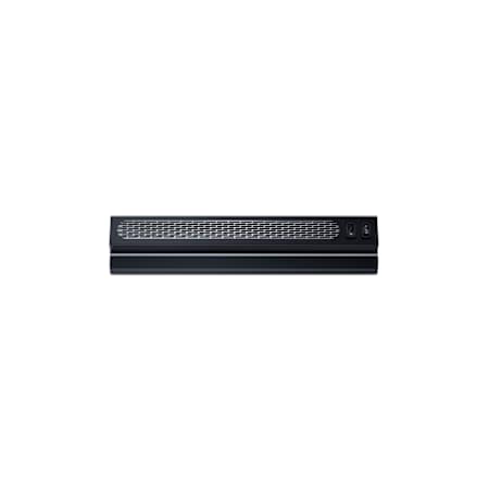 Summit 18 Inch Wide 66 CFM Under Cabinet Range Hood with Separate Wall Switch for ADA Applications Black