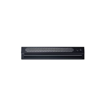 Summit 20 Inch Wide 66 CFM Under Cabinet Range Hood with Power Cord Included Black
