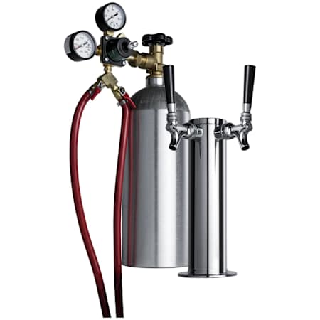 Summit Commercial Dual Tap Kit with CO2 and Nitrogen Tank N/A