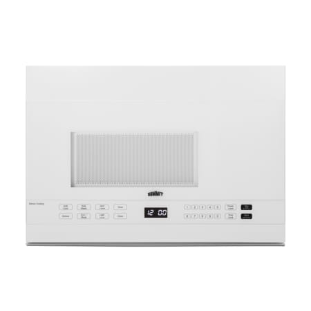 Summit 24 Inch Wide 1.4 Cu. Ft. 1000 Watt Over the Range Microwave with Under Cabinet LED Lighting in White White