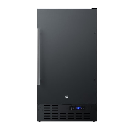 Summit 18 Inch Wide 2.7 Cu. Ft. Freezer with Lock Black