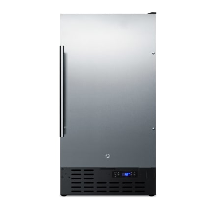 Summit 20 Inch Wide 2.7 Cu. Ft. Built-In / Free Standing Upright Compact Freezer with Factory Installed Lock Stainless Steel