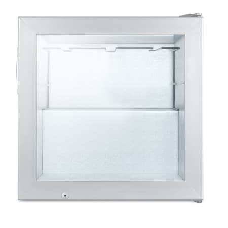 Summit 24 In Wide Compact Commercial Vodka Chiller with Ceiling Rack Stainless Steel