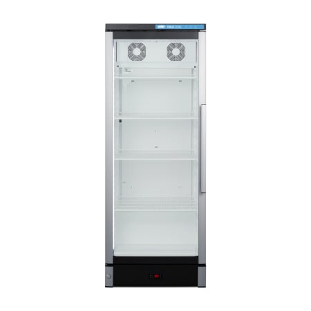 Summit 24 Inch Wide 9.9 Cu. Ft. Capacity Commercial Bar Cooler with Digital Thermostat and Adjustable Shelves Glass