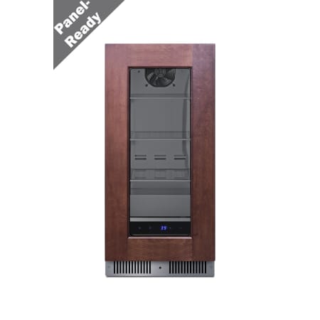 Summit 15 Inch Wide 40 Can Capacity Panel Ready Beverage Cooler with LED Lighting and Digital Controls Panel Ready