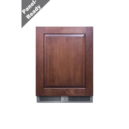 Summit 24 Inch Wide 3.1 Cu. Ft. Panel Ready Compact Freezerless Refrigerator with Interior Light and Lock Panel Ready