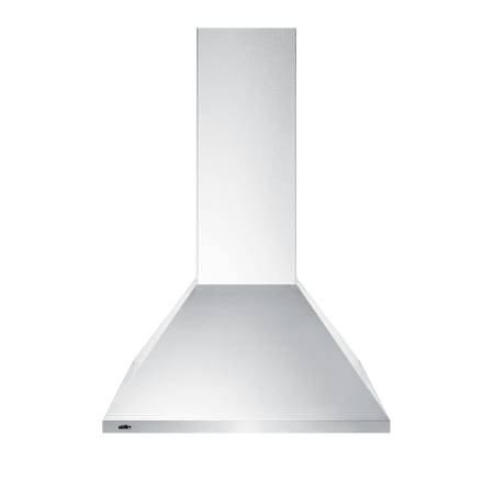 Summit 400 CFM 24 Inch Wide Wall Mounted Range Hood with LED Lighting Stainless Steel