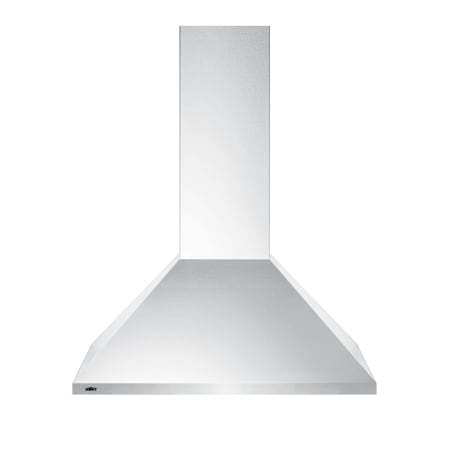 Summit 400 CFM 30 Inch Wide Wall Mounted Range Hood Adjustable Chimney Height Stainless Steel