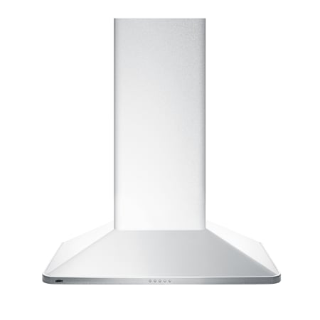 Summit 400 CFM 30 Inch Wide Wall Mounted Range Hood with Push Button Controls Stainless Steel