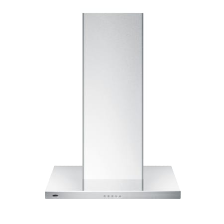 Summit 400 CFM 24 Inch Wide Wall Mounted Range Hood with LED Lighting and 3 Fan Speeds Stainless Steel
