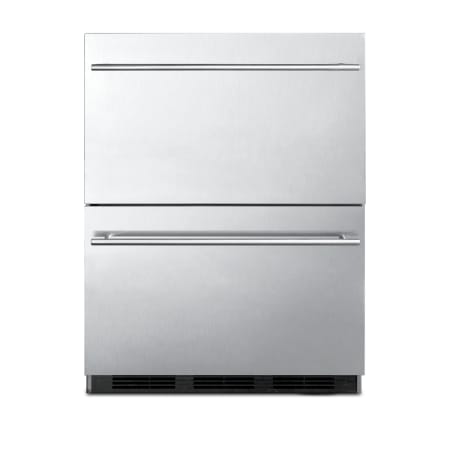 Summit 24 Inch Wide 3.1 Cu. Ft. Refrigerator Drawer with Rapid Chill Compartment Stainless Steel