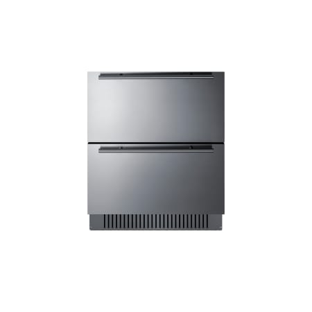 Summit 27 Inch Wide 4.83 Cu. Ft. ADA Compliant Outdoor Rated Refrigerator Drawers with Eco Mode Setting Stainless Steel
