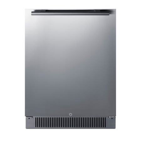 Summit 24 Inch Wide 4.6 Cu. Ft. Compact Freezerless Refrigerator with Weatherproof Exterior Stainless Steel