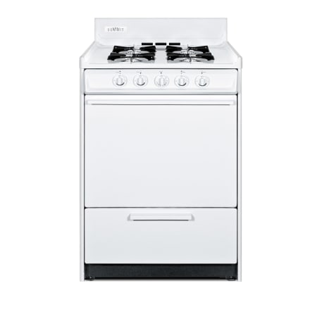 Summit 24 Inch Wide 2.92 Cu. Ft. Free Standing Liquid Propane Range with Broiler Compartment White