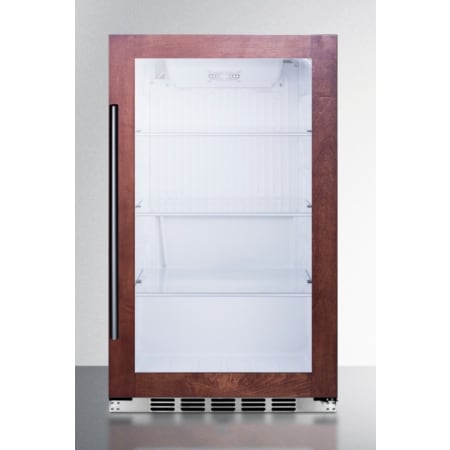 Summit 19" Wide Shallow Depth Indoor / Outdoor Beverage Center Panel Ready