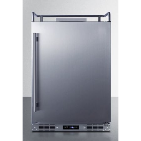 Summit 24" Wide Built-In Kegerator - No Tap Kit Stainless Steel