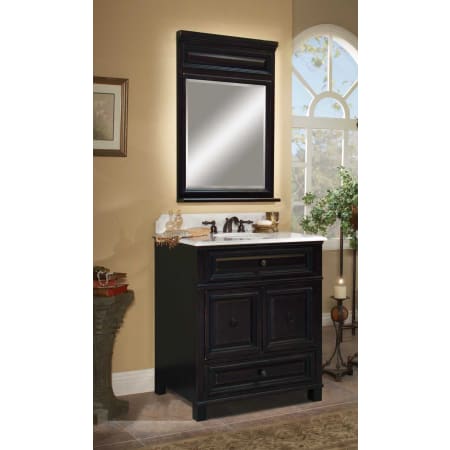 Vanity pictured is BH3021D (30" x 21")