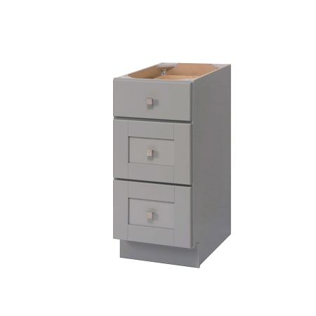 Sunny Wood Grayson 15" Wide Wood Floor Standing Bathroom Bridge or Side Cabinet Dove Gray